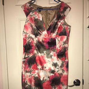 Multi color business casual dress